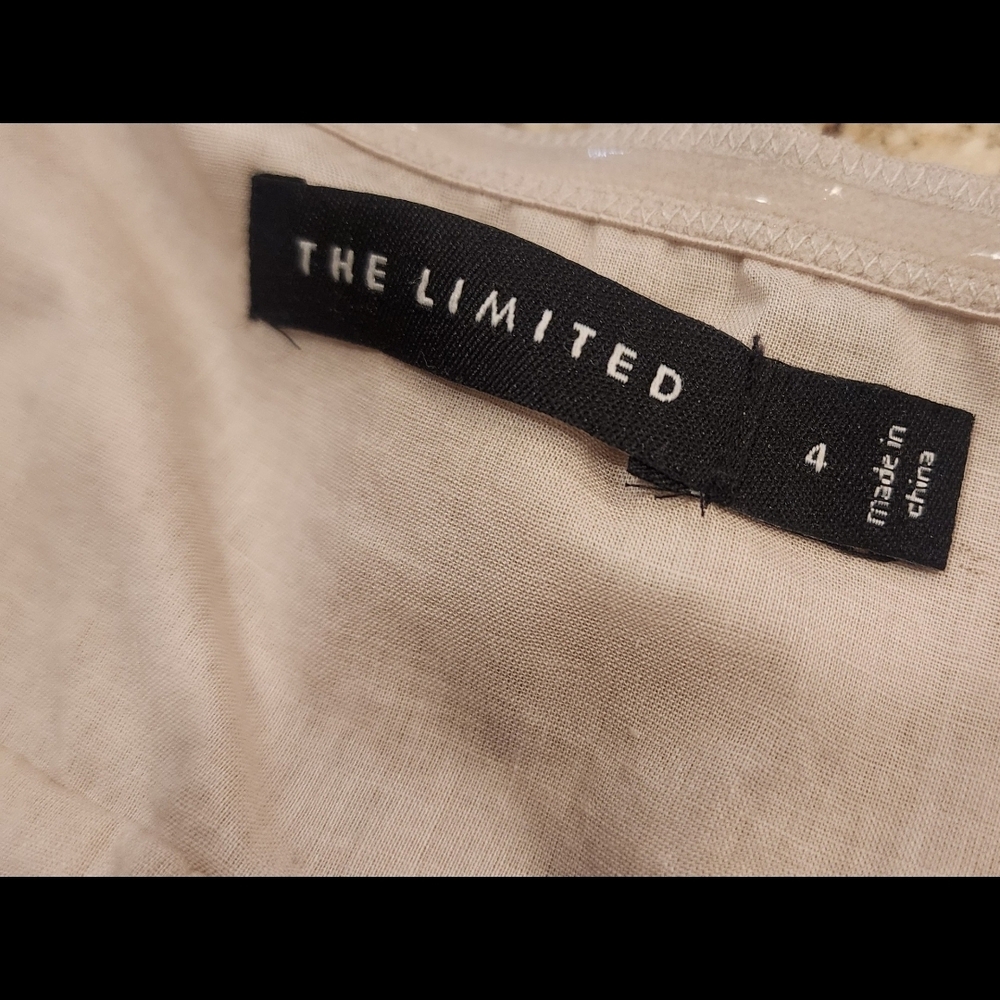 The Limited Taupe Blouse